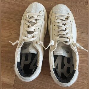 P448 John Yeti Calf Hair Trainer Athens Shoes Size 39 EU